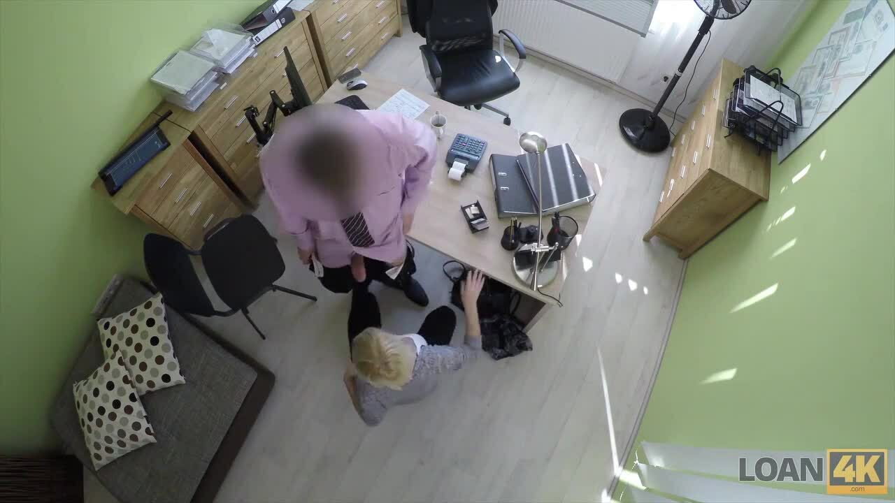 Loan4k. classy blonde makes sex videos in the office - VoyeurHit